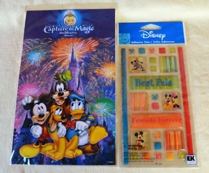 2 Disney Capture Magic Scrapbook Paper Crafts Stickers Tile & 3D Lot #2 Mickey - Picture 1 of 6