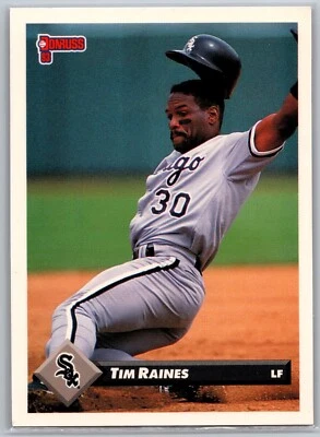 1993 Donruss - Tim Raines #565 Chicago White Sox MLB Baseball Card - Image 1 of 2
