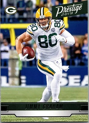 2019 Panini Prestige Football Jimmy Graham Green Bay Packers NFL Trading Card - Image 1 of 2