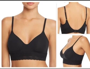 New Natori 723154 Bliss Perfection Contour Soft Cup Bra Sz 32D Black UK 32D - Picture 1 of 8