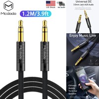 3.5mm Audio AUX Cable Male to Male Auxiliary Cord Adapter for iPhone Speaker Car