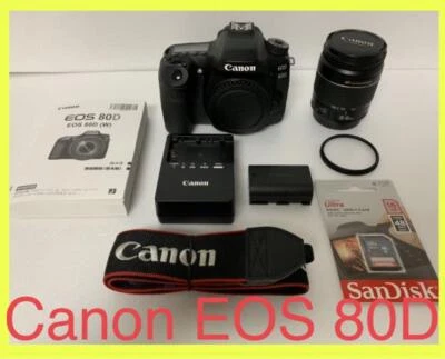 Ausgestattet Mit Wi-Fi 24.2 Million Pixel Canon EOS 80d Standard Objektiv Set - Bild 1 von 4