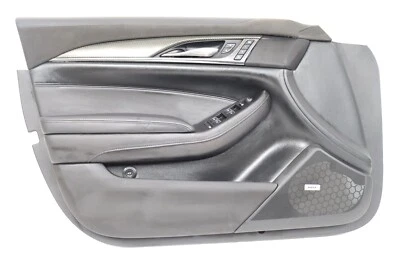 Cadillac CTS-V 2016-2019 lado del conductor izquierdo conjunto de panel de puerta negro usado OEM GM Foto 1 de 4