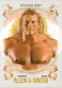 Topps Heritage WWE 2021 - Inserto Allen & Ginter #AG-23 Sycho Sid - Imagen 1 de 2