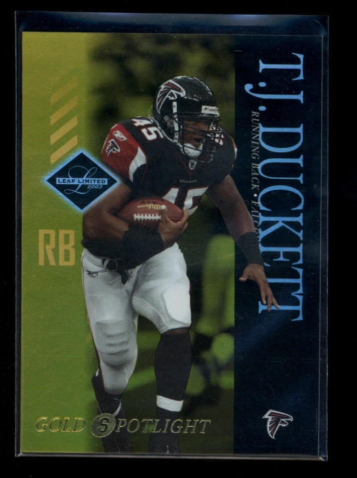 T.J. DUCKETT 2003 LIMITED #4 RARE GOLD SPOTLIGHT PARALLEL #15/25 (BV=$25) AD255 - Image 1 of 1