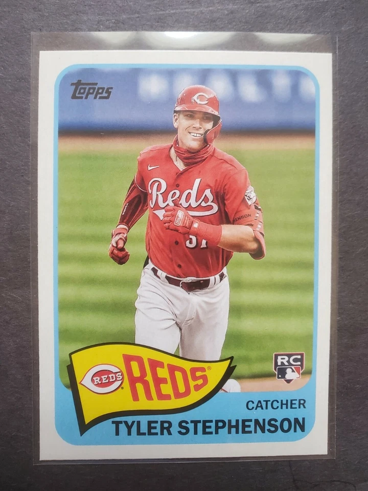 2021 Topps Series 2 Tyler Stephenson RC 1965 Retro #T65-16 Cincinnati Reds - Image 1 of 2