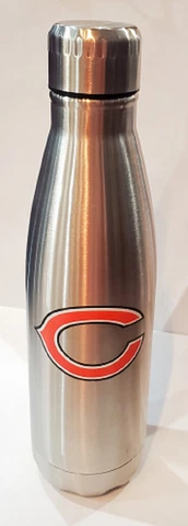 Chicago Bears 17oz Stainless Steel Bottle - NFL Cover