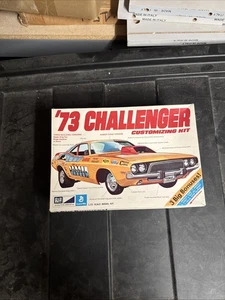 MPC 1973 DODGE CHALLENGER ANNUAL MODEL KIT 1-7314-225 Rare Open Box - Picture 1 of 14