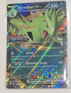 Pokemon Tyranitar Ex Estampado Promo 064/131 Evoluciones Prismáticas TCG CASI NUEVO - Imagen 1 de 1
