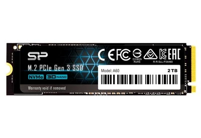 2TB Silicon Power P34A60 NVMe M.2 PCIe Gen3x4 2280 SSD Solid State Drive - Image 1 of 4