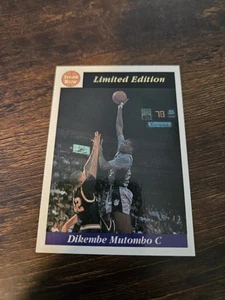 DIKEMBE MUTOMBO ROOKIE CARD 1991 Front Row RARE LIMITED EDITION Basketball RC - Picture 1 of 3