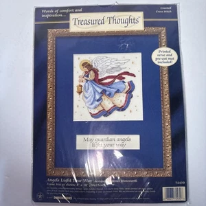Dimensions Counted Cross Stitch Kit Guardian Angel Treasured Thoughts 72430 - Picture 1 of 2
