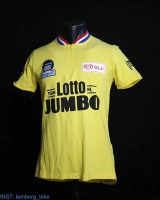 Camiseta deportiva de ciclismo Team Lotto Jumbo NL amarilla para hombre talla S/M #362 Foto 1 de 4