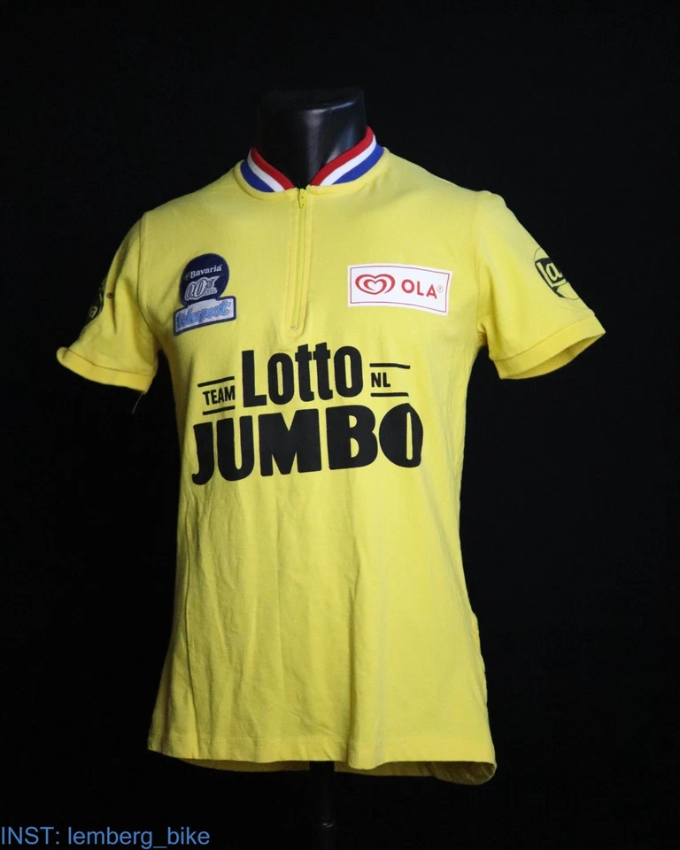 Team Lotto Jumbo NL 黄色骑行服男式 S/M 码 #362 — 第 1/4 张图片