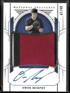 Parche automático Panini National Treasures Owen Murphy 2024/49 Atlanta Braves - Imagen 1 de 2