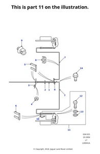Land Rover Genuine Hose Rear Brake Caliper Fits Range Rover 1994-2001 ANR3628 - Picture 1 of 9