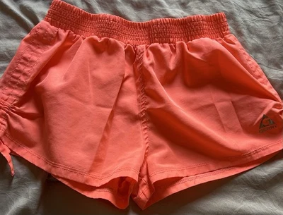 Girls Gerry Orangish Athletic Side Cinching Shorts Size Medium 10-12 - Image 1 of 4