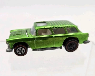 Hot Wheels Redline Classic Nomad Alive 55 1970 Stati Uniti Verde originale - Immagine 1 di 4