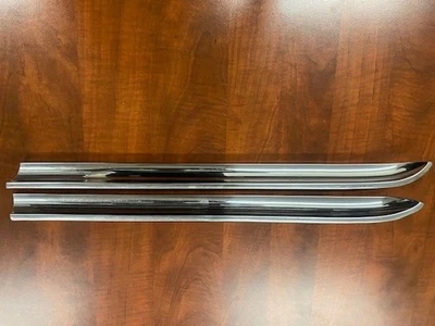 Chevy Impala 1960 convertible puerta delantera molduras laterales fabricante de equipos originales par Foto 1 de 4