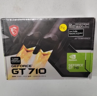 MSI GeForce GT 710  Graphics Card GT 710 2GD3 LP NVIDIA - Image 1 of 3