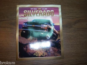 MINT 2001 SILVERADO 1500 2500 3500 BROCHURE LARGE 54 PAGES (BOX 106) - Picture 1 of 9