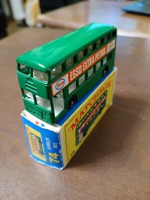 Matchbox 74 Daimler Bus England Lesney Esso Bus Near Mint, box Fair - Image 1 of 4