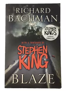 Richard Bachman Stephen King Blaze First Edition Large Paperback 2007 - Picture 1 of 6