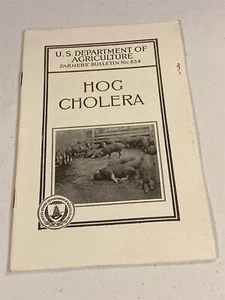 1939 USDA Farmers' Bulletin 834, Hog Cholera - Picture 1 of 2