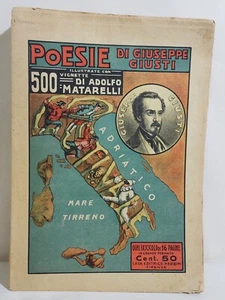 00230 Lb0 Poesie di Giuseppe Giusti - Nerbini 1924 - 35 fascicoli DA RILEGARE - Picture 1 of 6