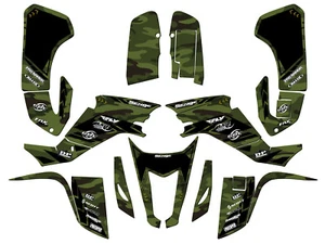 Kit de Gráficos Senge verde Senge KFX 400 APACHE todos los años compatible con Kawasaki - Imagen 1 de 7