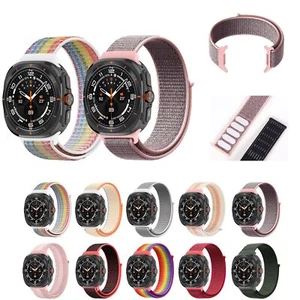 For Samsung Watch Ultra 2025 47mm Soft Sport Nylon Replacement Band Women Men - Picture 1 of 27
