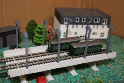 HPH3D Sehr schöne Betonbrücke, Spur N, verschiedene Varianten