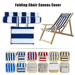 Replacement Canvas Seat Covers For Directors Chair Beach Chair Folding Deckchair - Picture 1 of 26