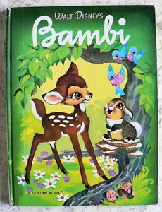 Vintage Walt Disney's BAMBI 1981 Big Golden Book HC VG Condition - Bild 1 von 10