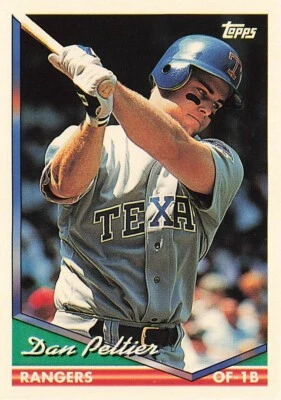 1994 Topps #441 Dan Peltier Texas Rangers - Image 1 of 2
