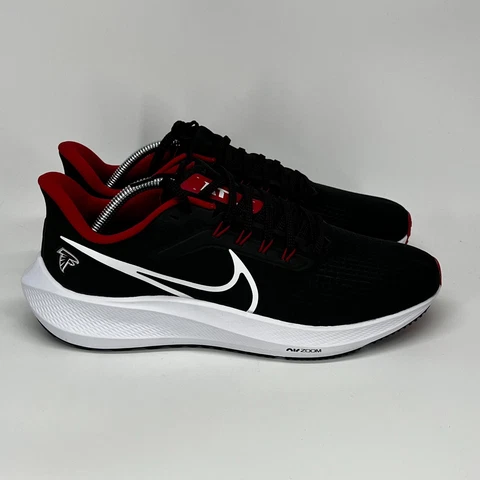 Nike Men's Air Zoom Pegasus 39 Black NFL Atlanta Falcons Football Shoes Size 10 Cover