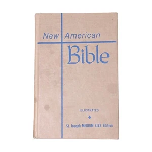 St. Joseph Edition of the New American Bible, Illustrated, Medium Size Very Good - Picture 1 of 7