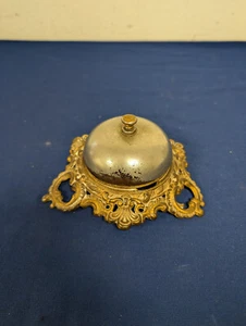 Alte Tischklingel um 1890 aus Metall - Bild 1 von 5