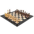 Eminence Black and Rosewood Grand Chess Set