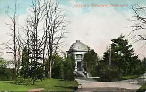 LEAMINGTON - JEPHSONS MONUMENT 1910 POSTCARD BLACKPOOL - Picture 1 of 2