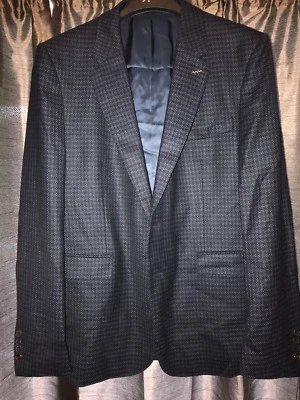 Chaqueta informal/oficina Thomas rosa "Baskerville" azul marino/azul para hombre nueva con etiquetas 46" pecho Foto 1 de 4