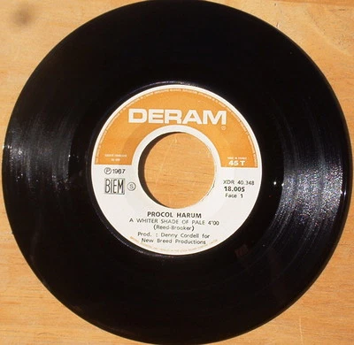 Nice Procol Harum A Whiter Shade of Pale & Lime Street Blues - French VG+ - Image 1 of 2