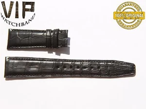 NEU A20064 OEM Original IWC Armband 22 mm Kroko IWA20064 SCHWARZ - Bild 1 von 2
