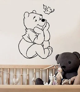 Wandtattoo Vinyl Aufkleber Winnie Puuh Cartoon Positives Babyzimmer (ig1041) - Bild 1 von 4