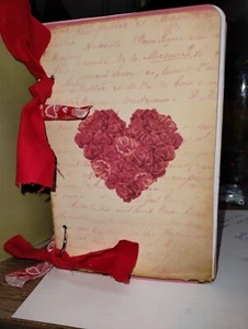 "Love Notes" album di ritagli diario spazzatura venditore USA - Foto 1 di 20