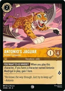 Disney Lorcana Reign of Jafar - 31 Antonio's Jaguar, Companion - Common Non Foil - Picture 1 of 1