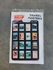 Tiny Signs HO Scale Train Miniature TRAVEL POSTERS  (1) Sheet Sticker 7MM SCALE