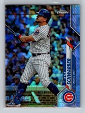 2020 Topps Chrome Kyle Schwarber PRIZM REFRACTOR #85 - Chicago Cubs