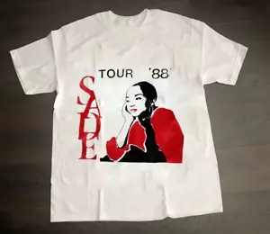 Vintage Sade Tour 88 Short Sleeve New Men Tee Shirt All Size S-4XL - Picture 1 of 2