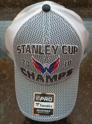 Gorra Washington Capitals 2018 Stanley Cup Champs NHL Champions nueva con etiquetas Foto 1 de 4